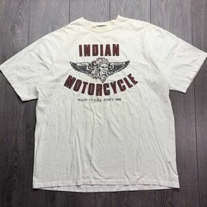 1990s Indian Motorcycles Riders t shirt single stitch biker 2XL XXL First